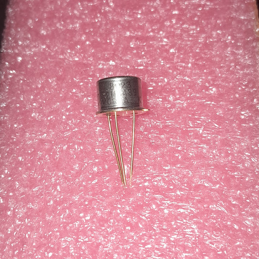Texas Instruments 2N3439 high-voltage NPN silicon epitaxial planar transistor (gold lead)