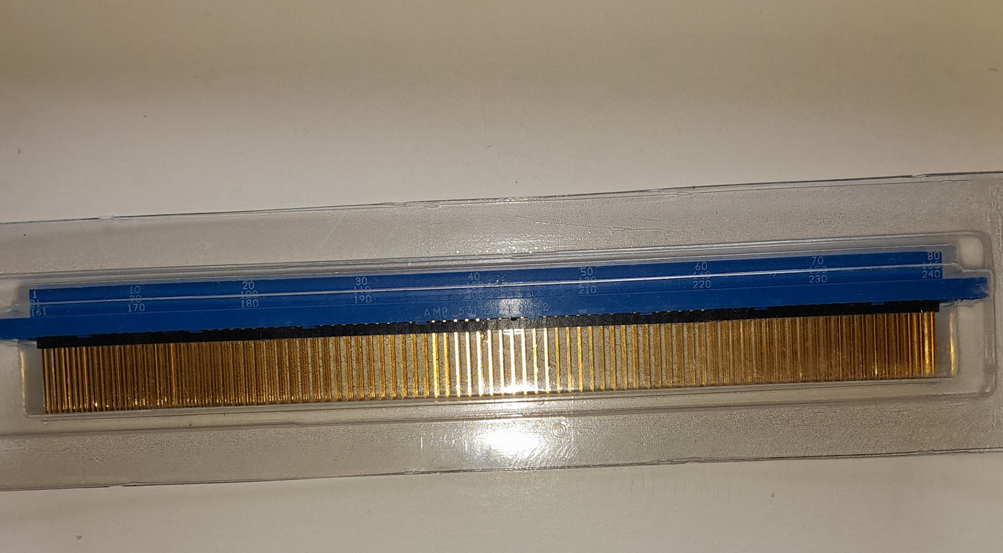 PCB Card Edge Connector (Male) from TE Connectivity / AMP (NOS GOLD PIN)