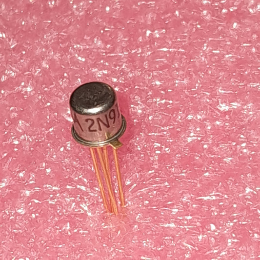 2N918 high-performance NPN silicon bipolar junction transistor (NOS GOLD LEADS)