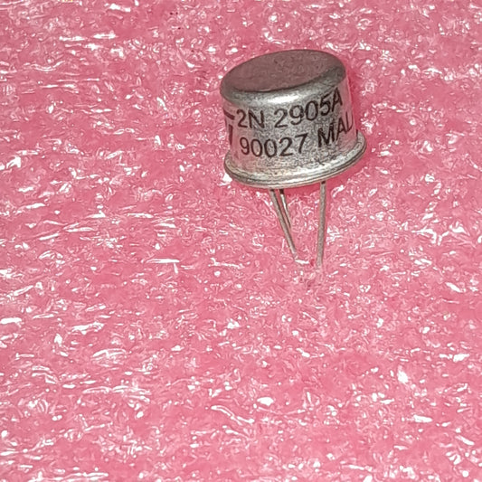 2N2905A general-purpose PNP bipolar junction transistor (BJT).  (NOS)