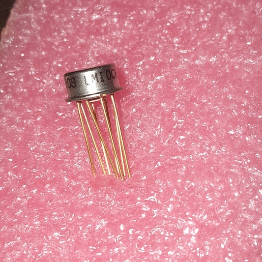 LM10CH versatile and specialized integrated circuit (IC)(NOS GOLD 8 PIN METAL CAN)