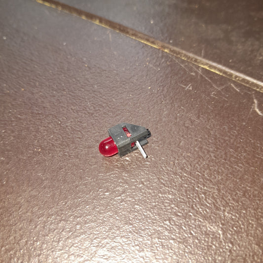 The HLMP-4700-C00B2 LED by Broadcom 2 prong led red (NOS) x 5